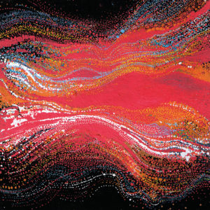 Peinture à l'acrylique intitulée "Effervescence 01"