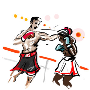Illustration de boxe