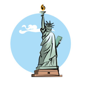 Illustration de la statue de la Liberté